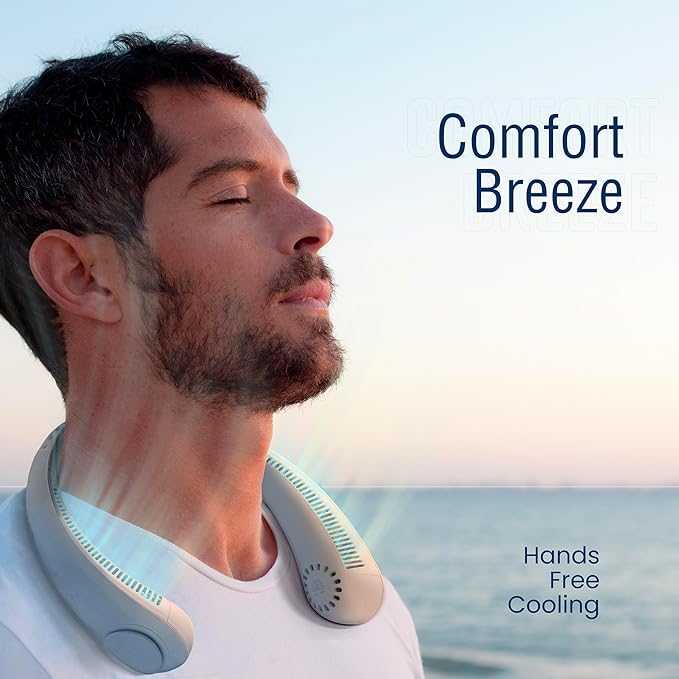 Mini Neck Fan – Portable Bladeless Rechargeable Cooling Fan