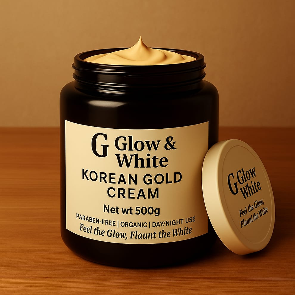 Glow &amp; White Korean Whitening Gold Cream