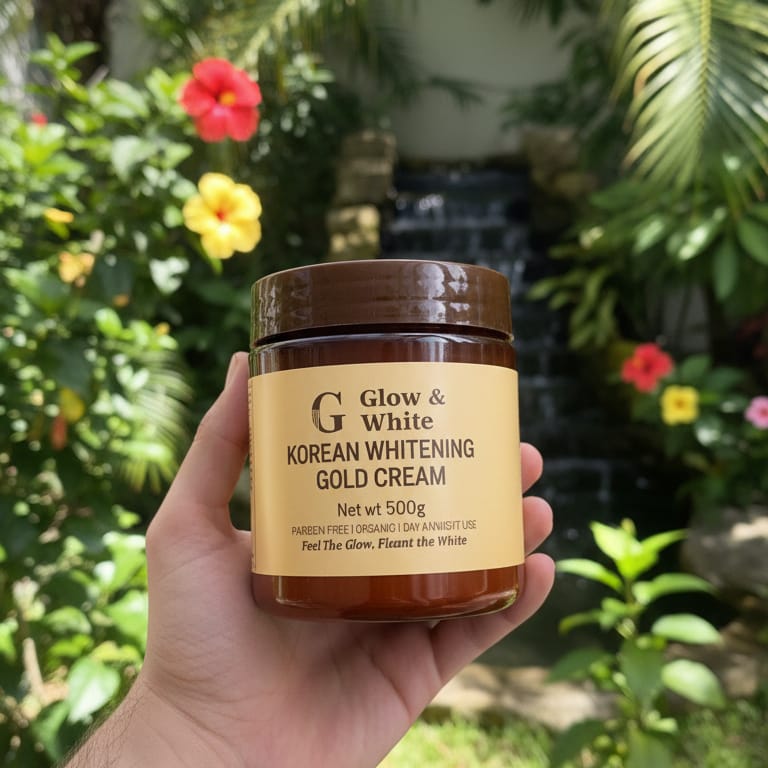 Glow &amp; White Korean Whitening Gold Cream