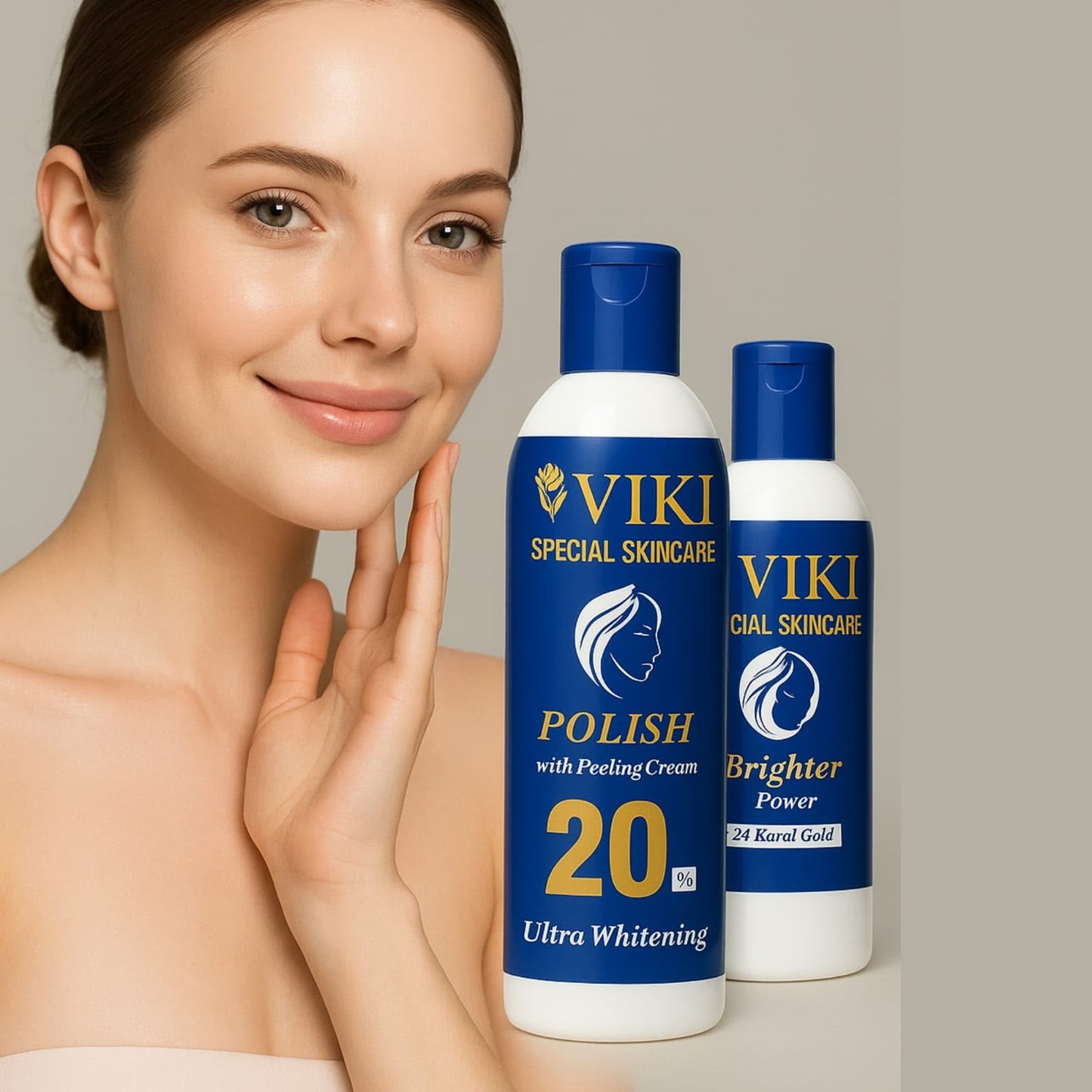 2 In 1 Wiki Skin Polish Brightening Face and Body Scrub