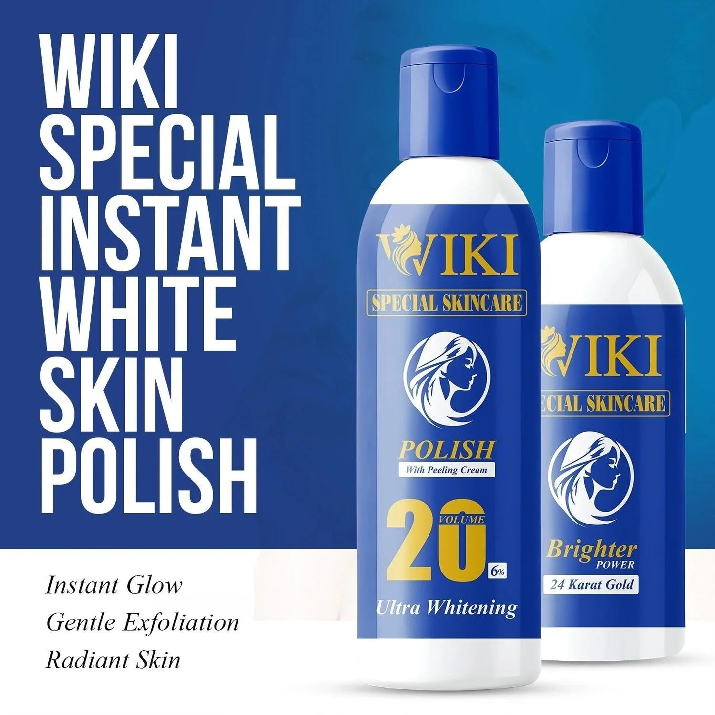 2 In 1 Wiki Skin Polish Brightening Face and Body Scrub