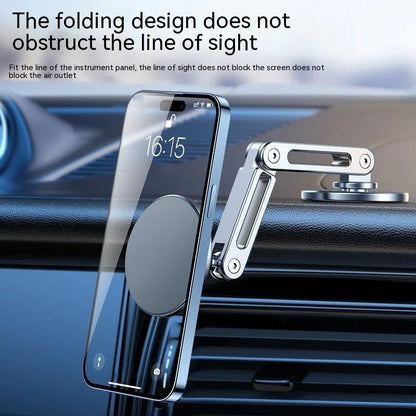 Magnetic Car Phone Holder – 360° Foldable Dashboard Mount